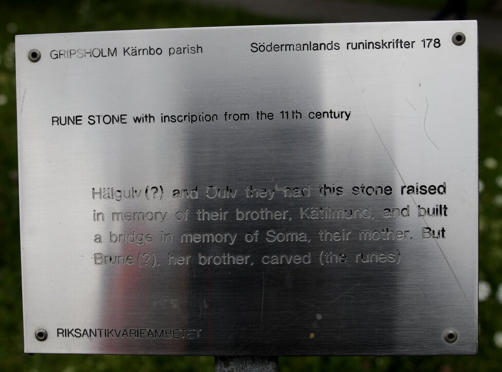 Pierre runique Sö 178 (Södermanlands runinskrifter 178)
