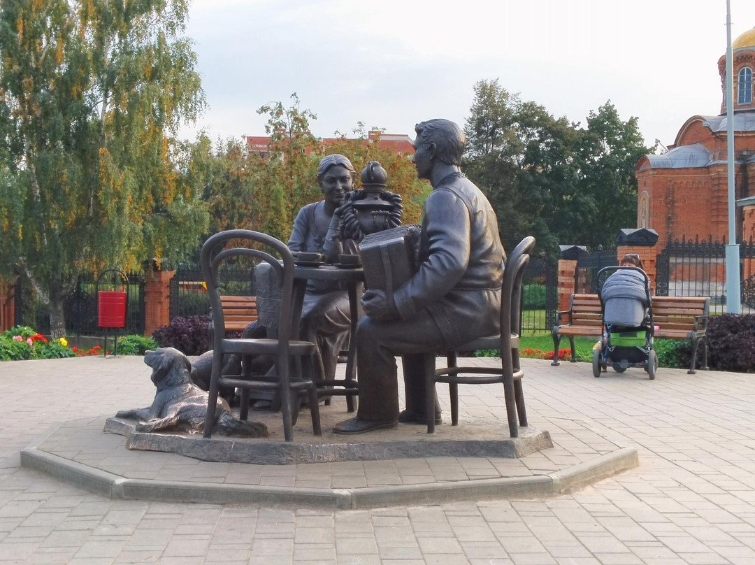 Sculpture Tula Tea-Drinking