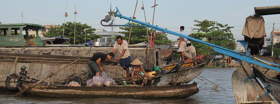 Cai Rang Floating Market-芹苴必去景点