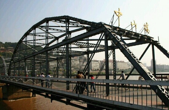黄河铁桥景点图片