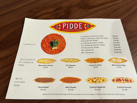 Pidde Lahmacun and Flatbread Pizza