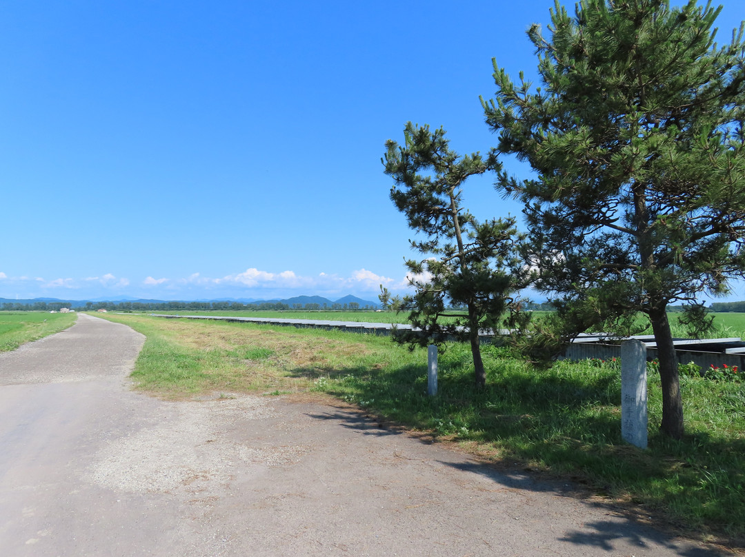 The monument of latitude-longitude confluens-大泻村必去景点