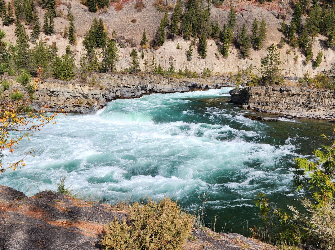 Kootenai Falls Swinging Bridge-Libby必去景点