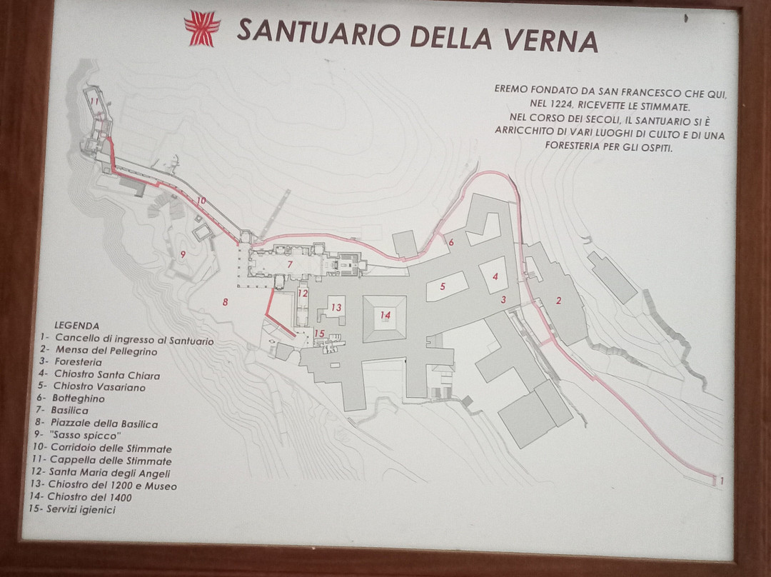 La Verna Santuario Francescano-Chiusi della Verna必去景点