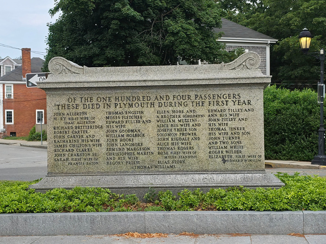 Plymouth Rock - Pilgrim Memorial State Park-普利茅斯必去景点