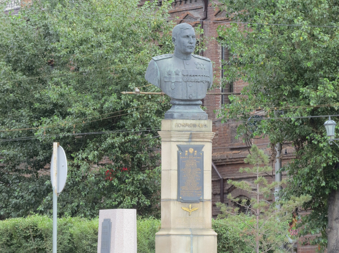 A.I. Pokryshkin's Bust-新西伯利亚必去景点