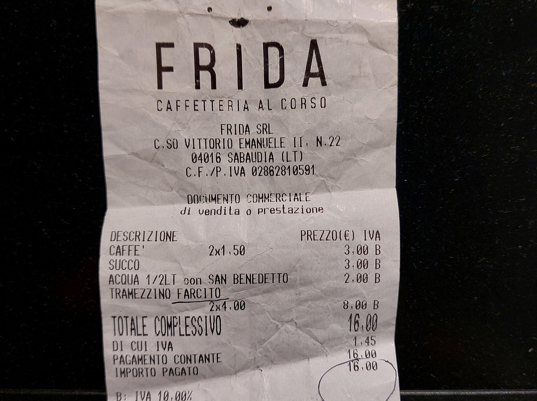 Frida Caffetteria Al Corso