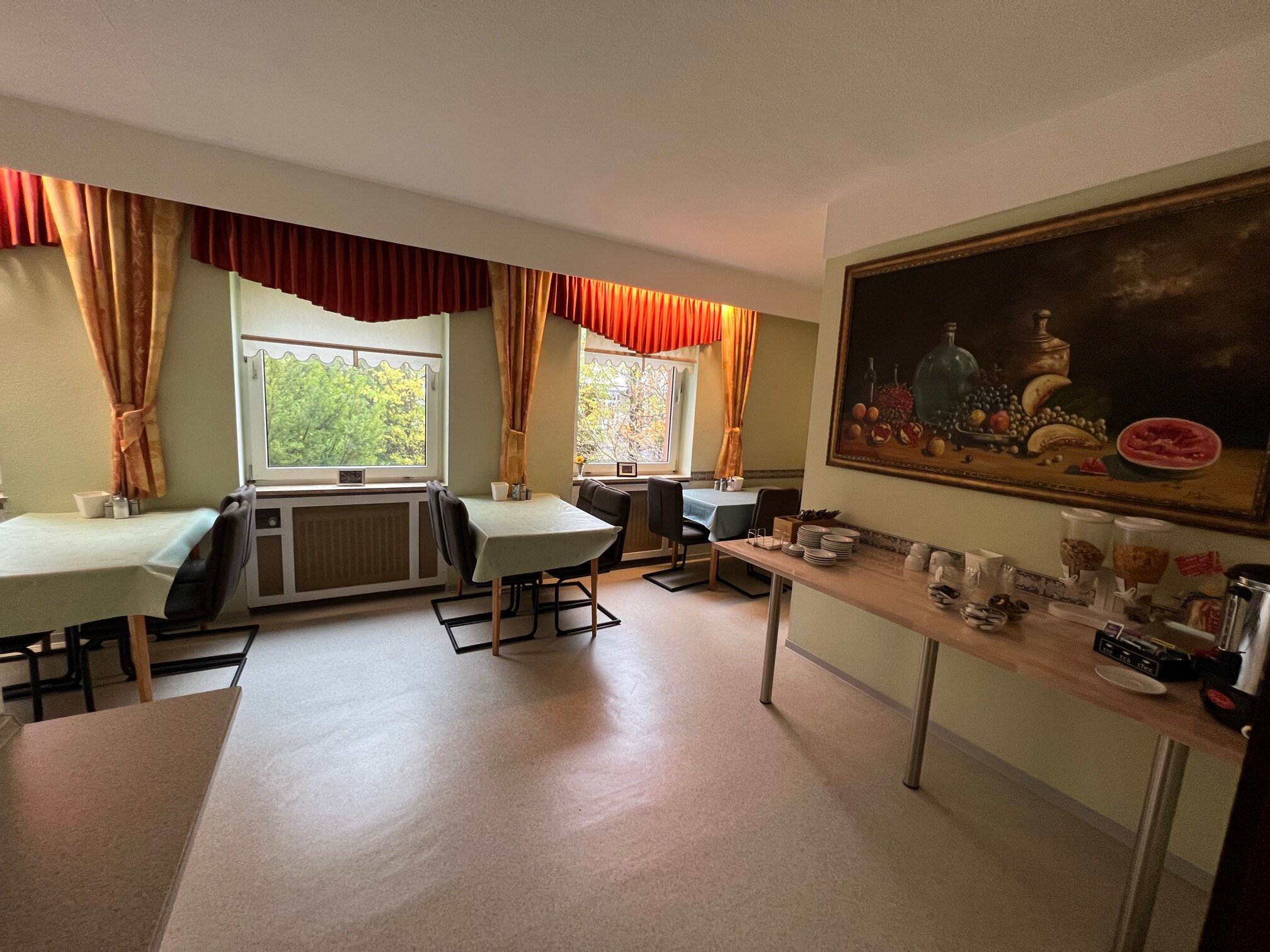 Hotelpension Am Thermalbad-餐饮