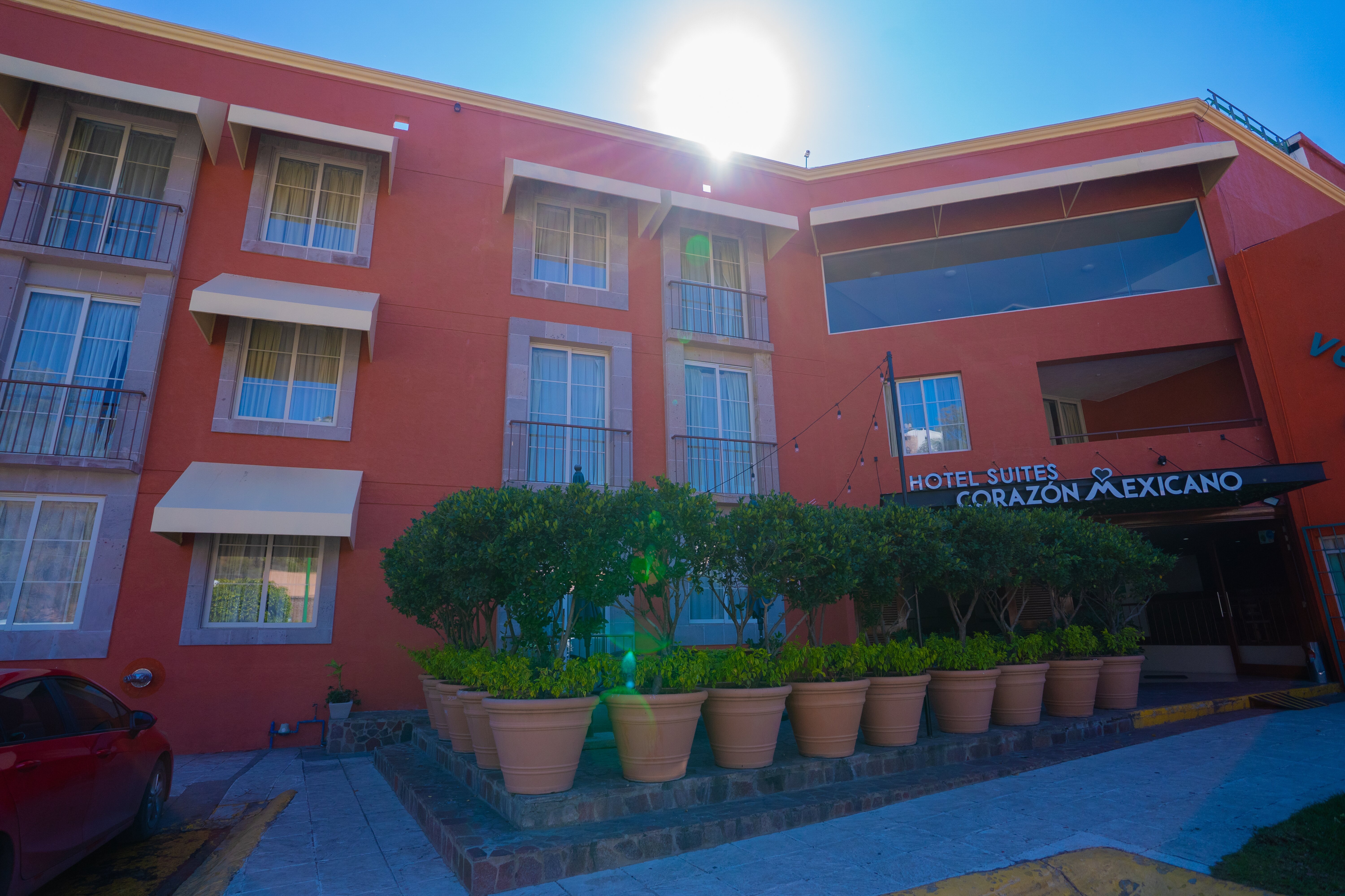 Hotel Suites Corazón Mexicano-浴室