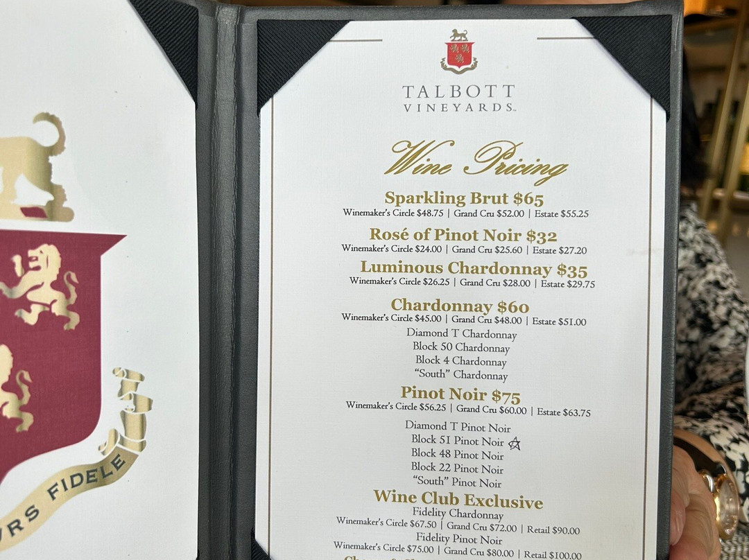 Talbott Vineyards-卡梅尔必去景点