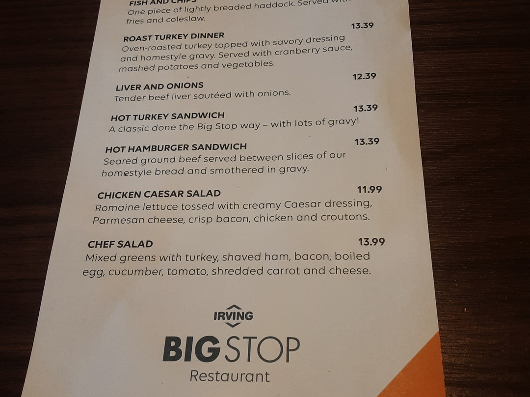 Irving Oil (Big Stop Restaurant, Aulds Cove)