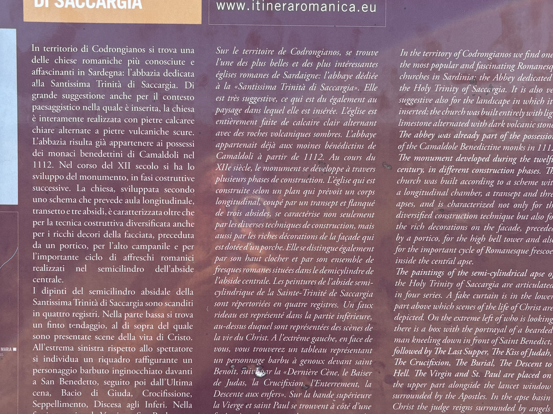 Santa Trinita di Saccargia-Codrongianos必去景点
