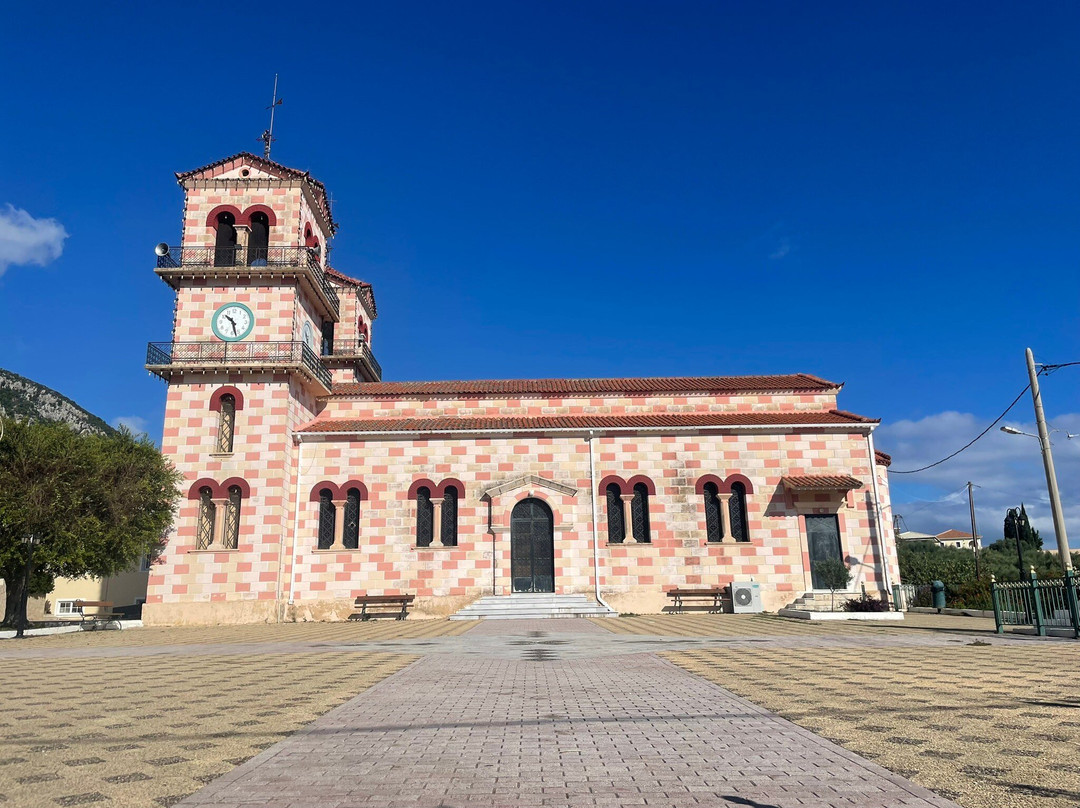 Chocolate Box Pink And White Chequered Church