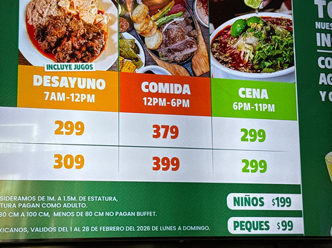 Los Generales Buffets Revolución