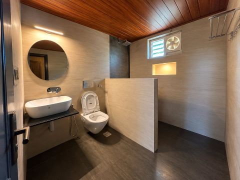 Holidayincoorg Chilipili Estate Stay-浴室