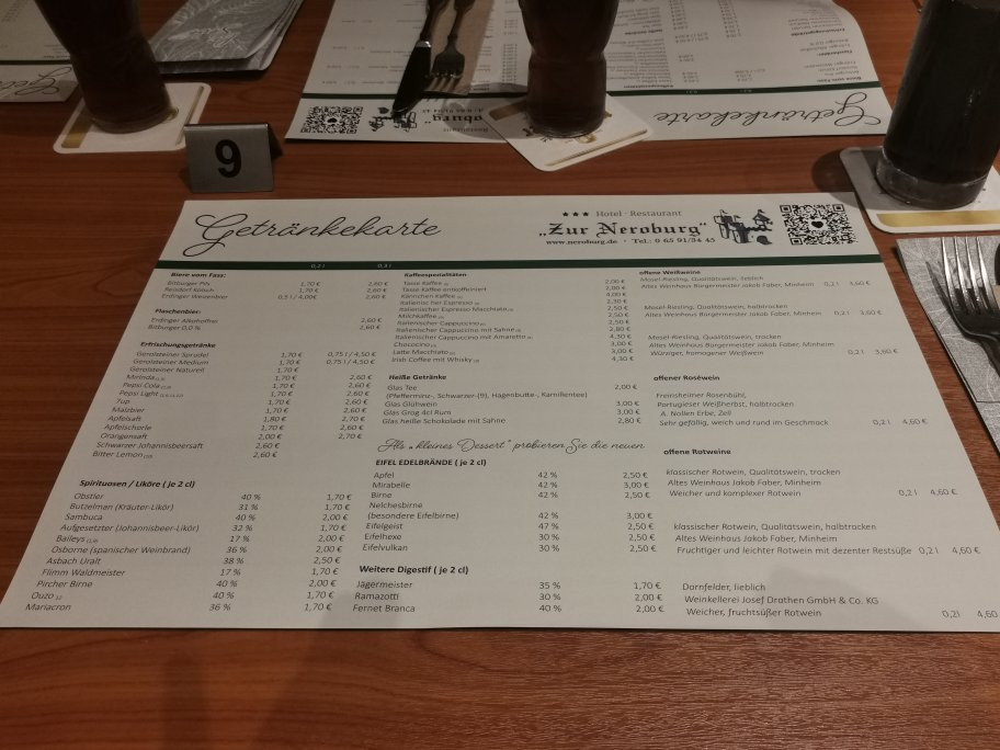 Gerolstein酒店住宿-Zur Neroburg