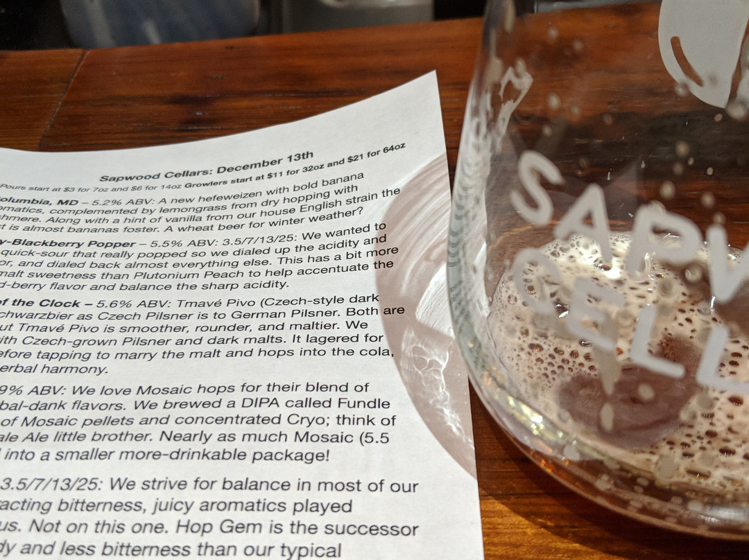 Sapwood Cellars Brewery-哥伦比亚必去景点