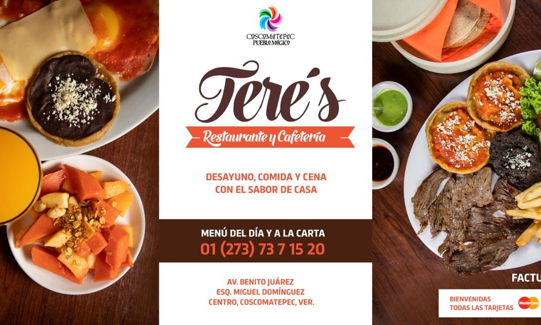 Coscomatepec餐馆和美食-Restaurante y Cafetería Tere's