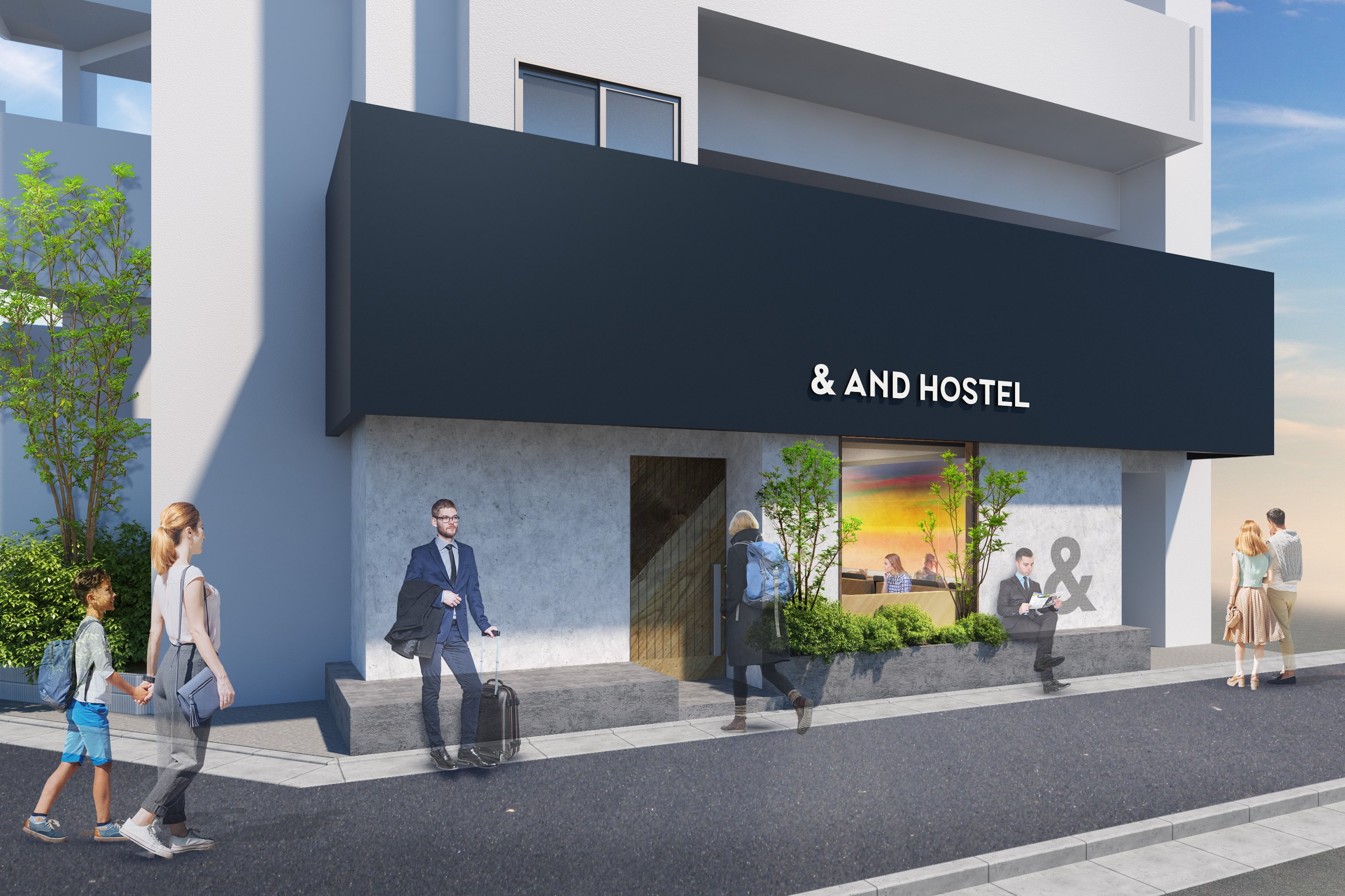 &And Hostel Minamisenju-官方