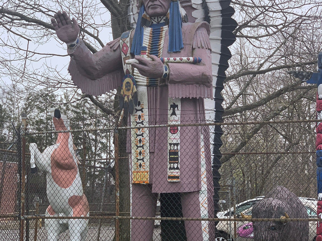 Big Chief Lewis Statue景点图片