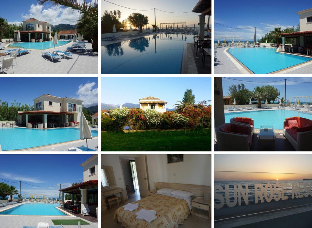 Agios Stefanos酒店住宿-Sunrose Beach Aparthotel