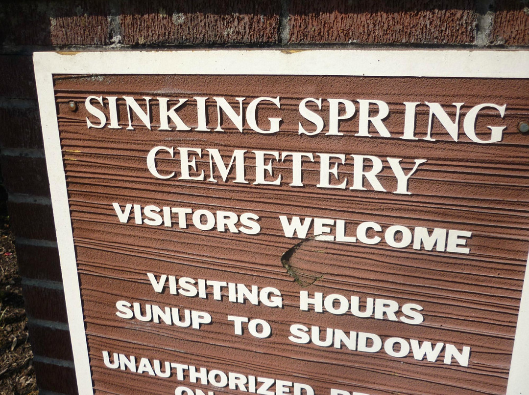 Sinking Spring Cemetery-Abingdon必去景点