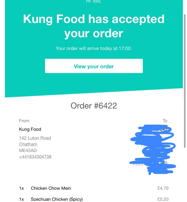 Kung Fu Oriental Takeaway