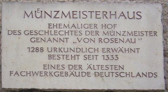 Muenzmeisterhaus-科堡必去景点