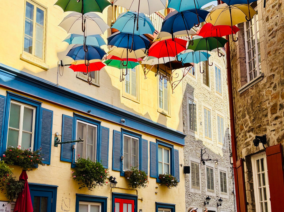 Umbrella Alley-魁北克市必去景点