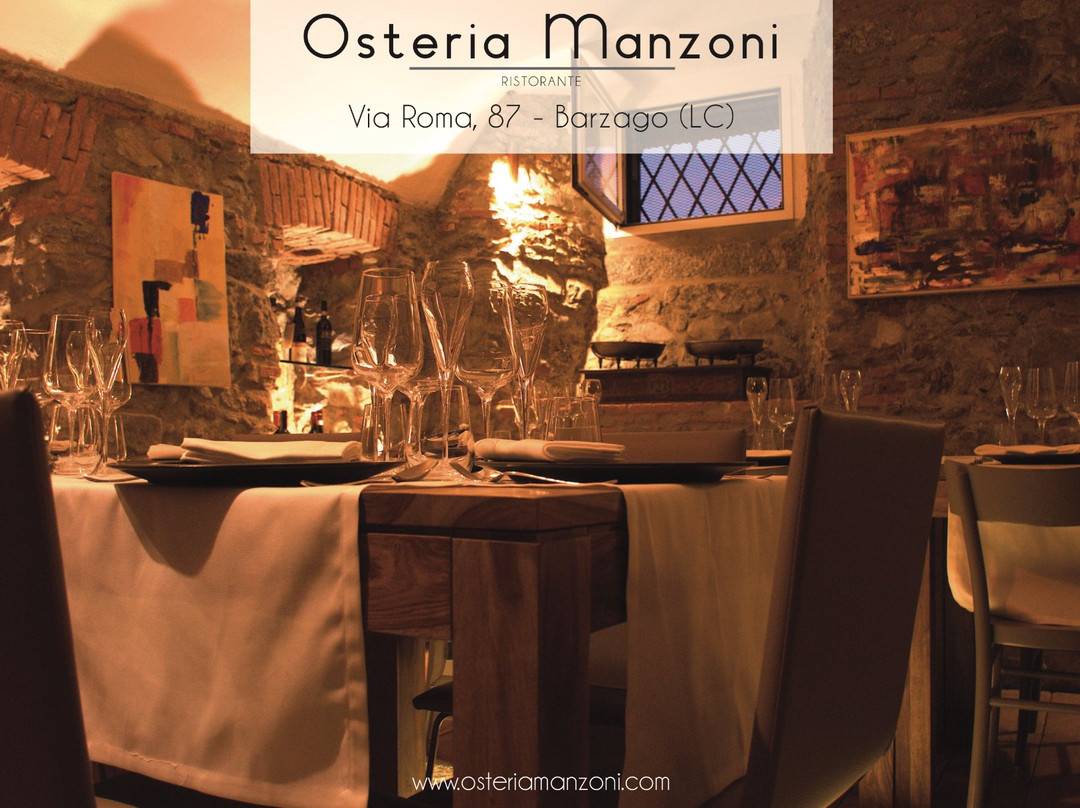 Bulciago餐馆和美食-Osteria Manzoni