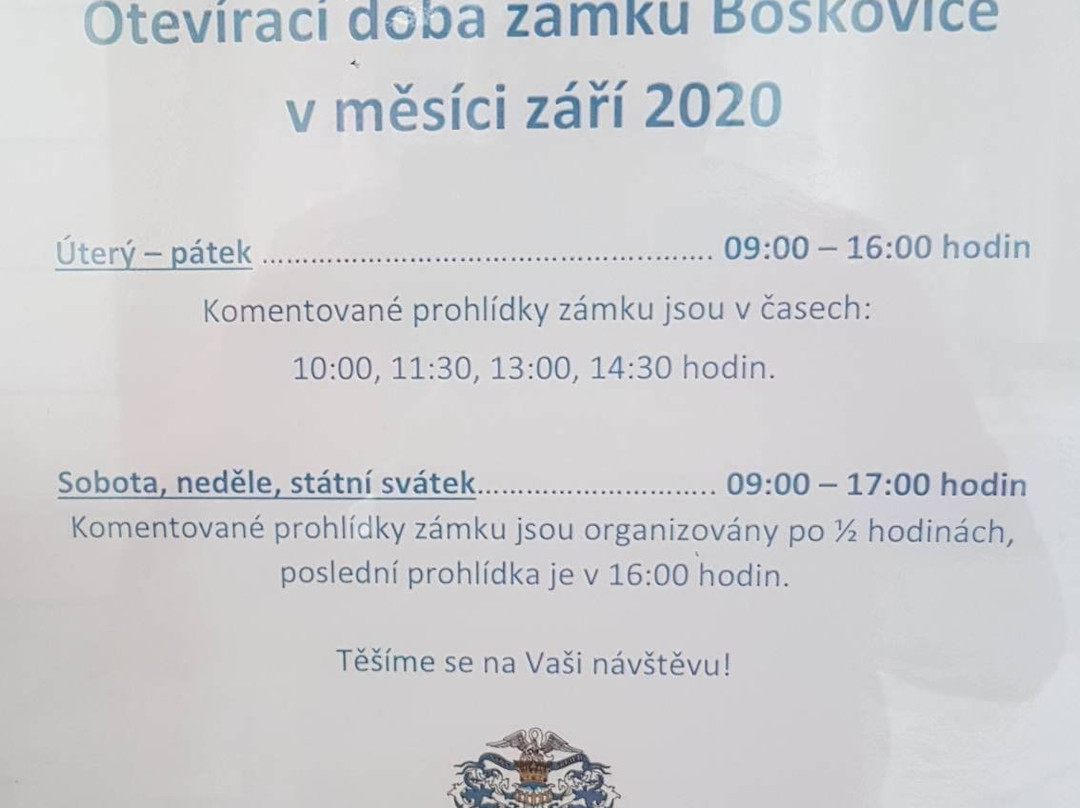 Zamek Boskovice-Boskovice必去景点
