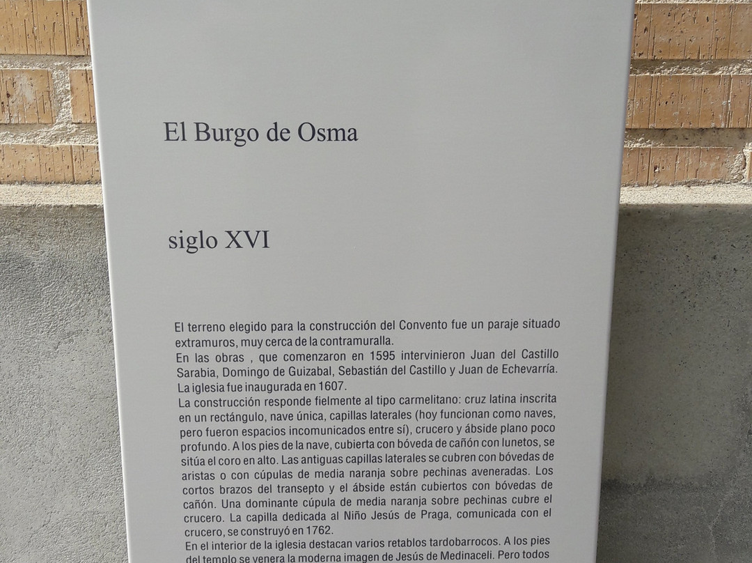 Iglesia del Carmen-El Burgo de Osma必去景点