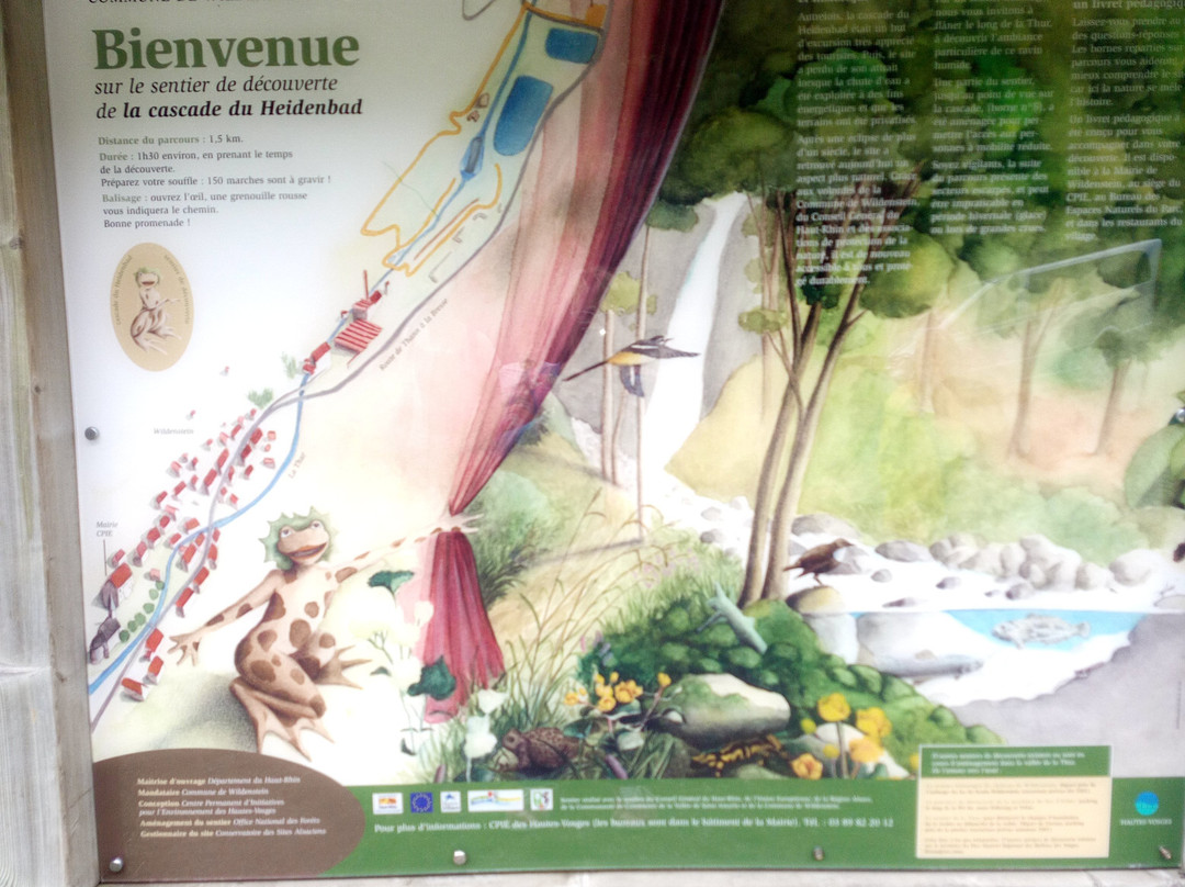 Cascade du Heidenbad-Wildenstein必去景点