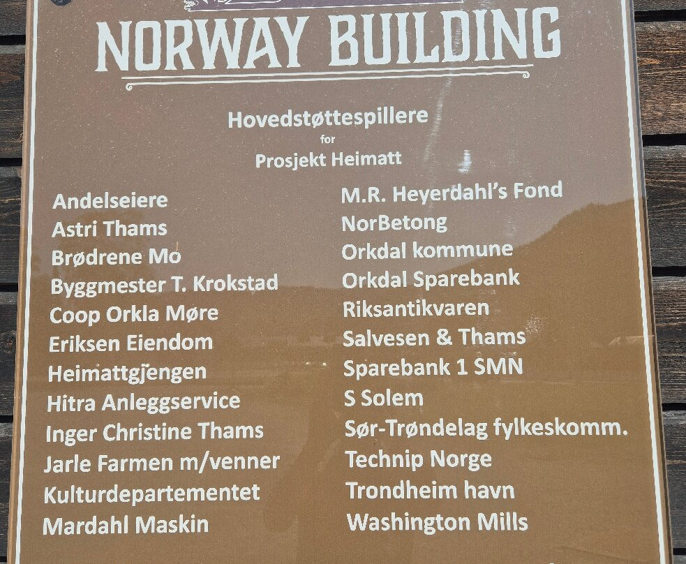 The Norway Building-Orkanger必去景点