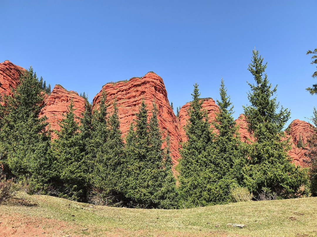Jeti-Oguz Canyon (Seven Bulls Rocks)-Issyk Kul Province必去景点