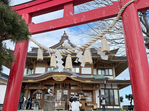Kabushima Shrine-八户市必去景点