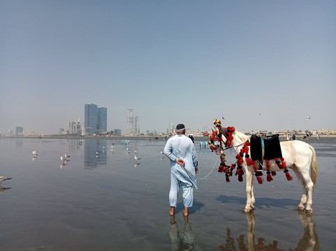 Clifton Beach-卡拉奇必去景点