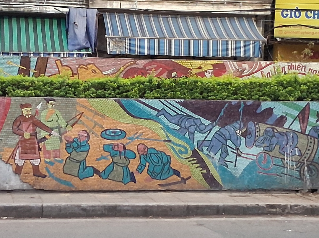 Hanoi Ceramic Mosaic Mural-河内必去景点
