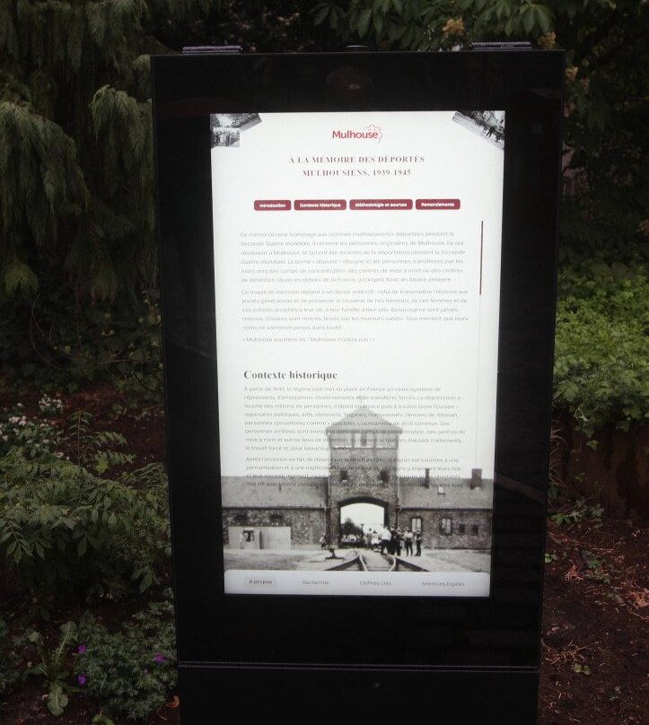A la mémoire des déportés mulhousiens 1939-1945-米卢斯必去景点