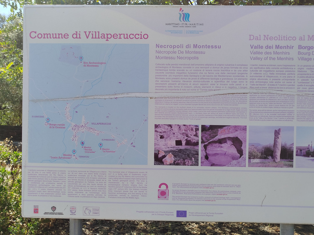 Necropoli di Montessu-Villaperuccio必去景点