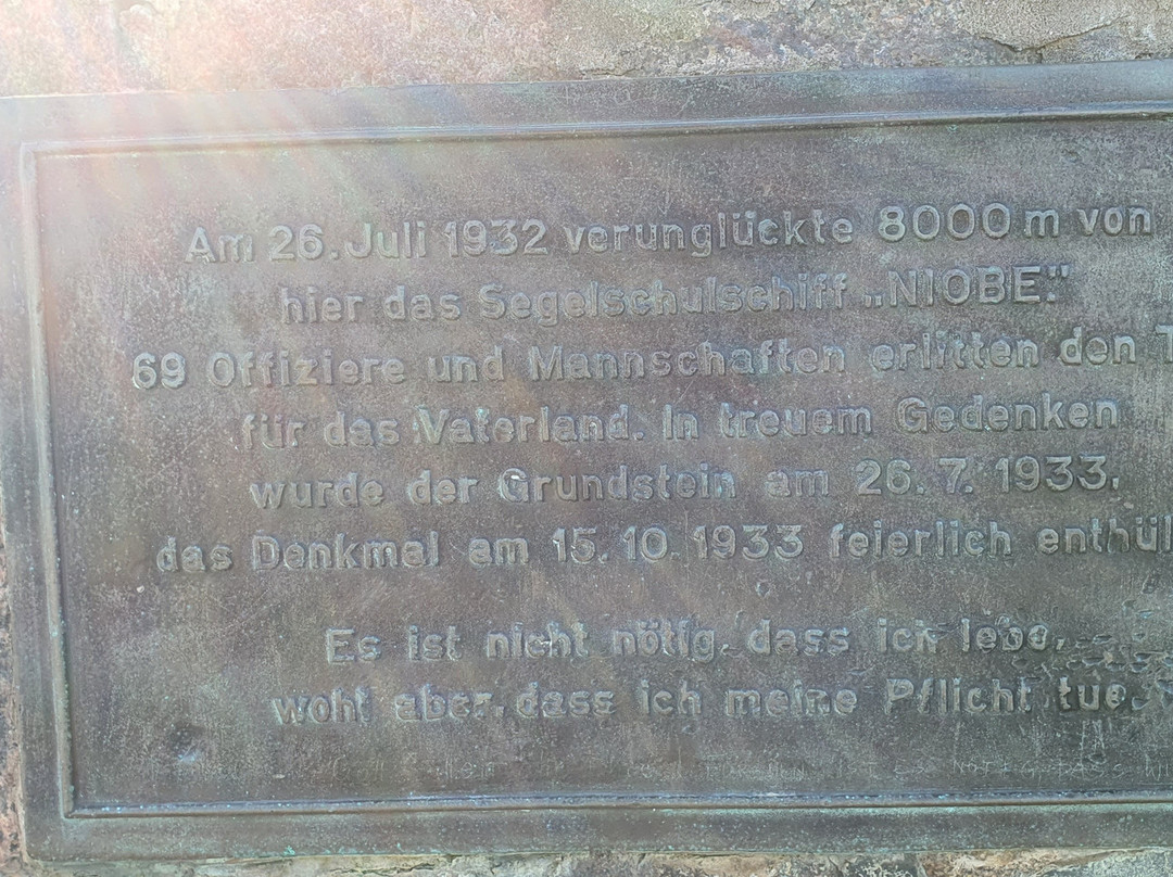 Niobe Denkmal-Fehmarn必去景点