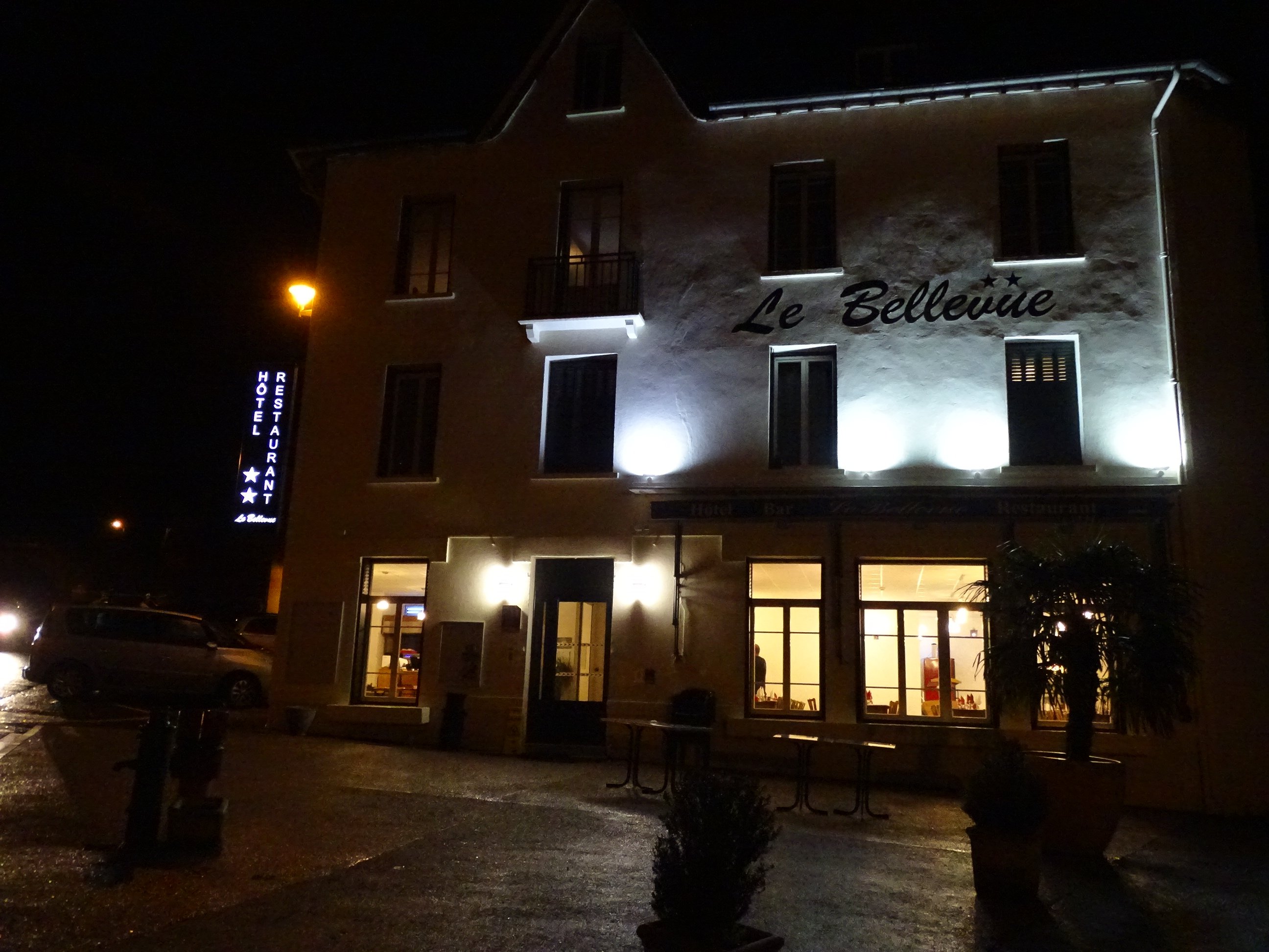 Hôtel Restaurant Le Bellevue-浴室