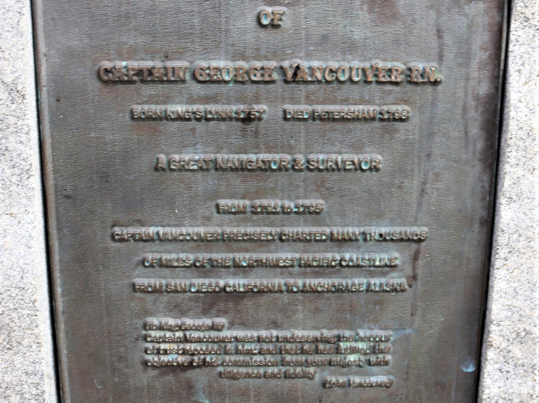 George Vancouver Statue-金斯林必去景点