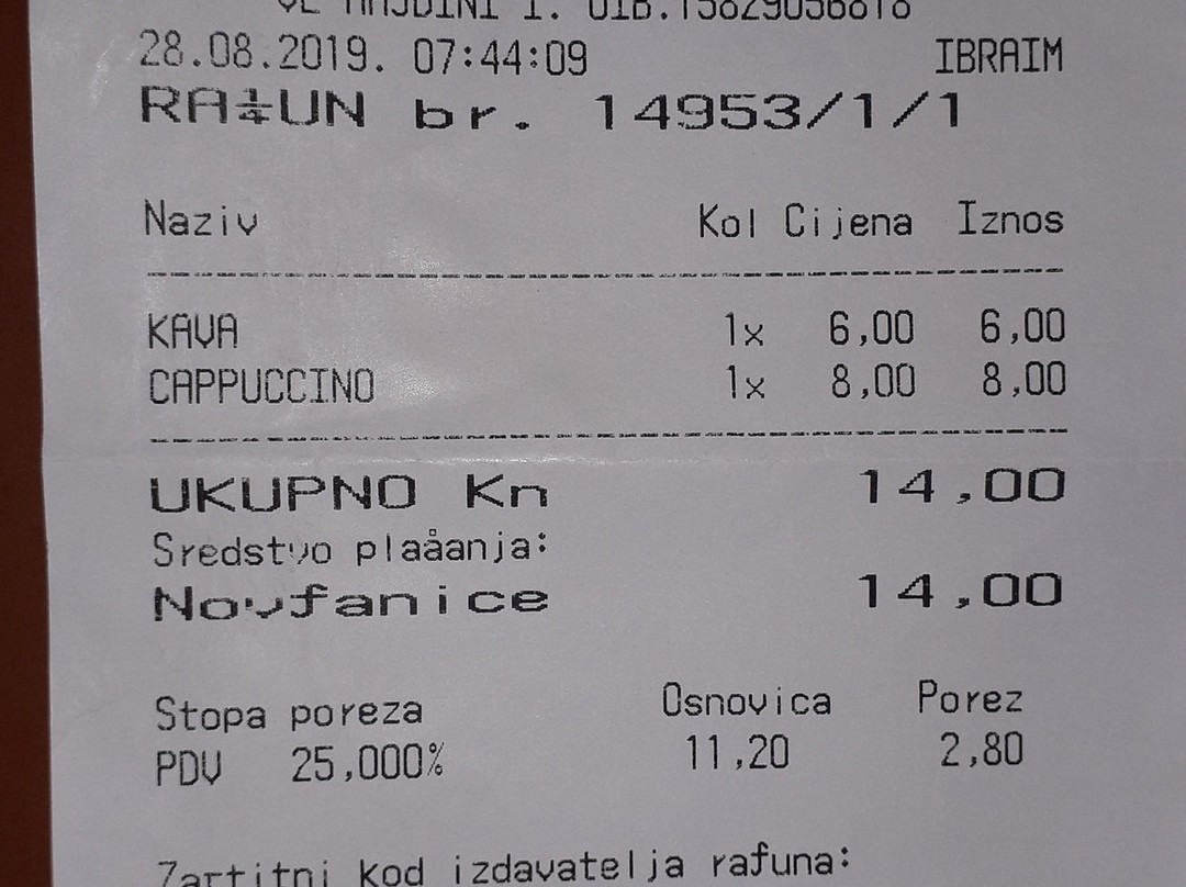 Caffe Bar Nehaj