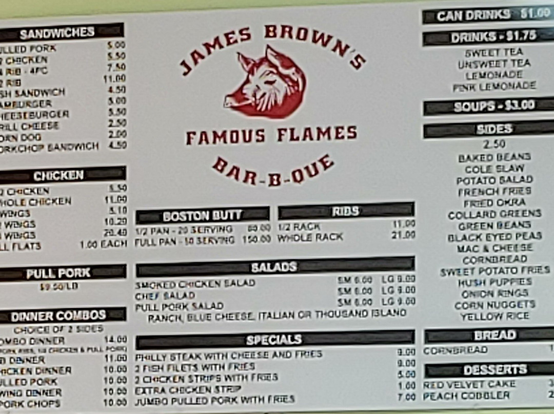 James Brown's Famous Flames Bbq