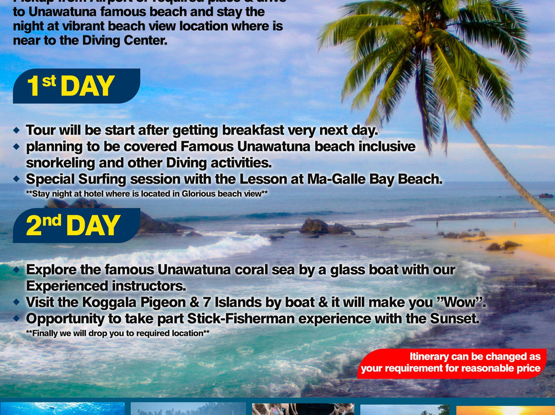 Ceylon Outings-乌纳瓦图纳必去景点