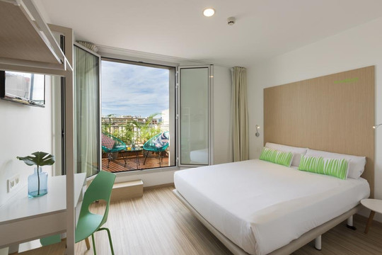 巴塞罗那时尚客房酒店主图