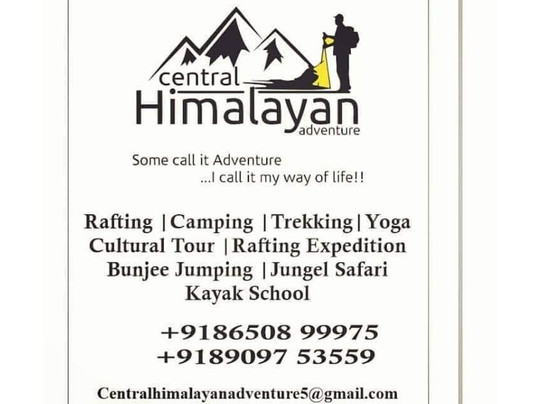 Central Himalayan Adventure  River Rafting in Rishikesh