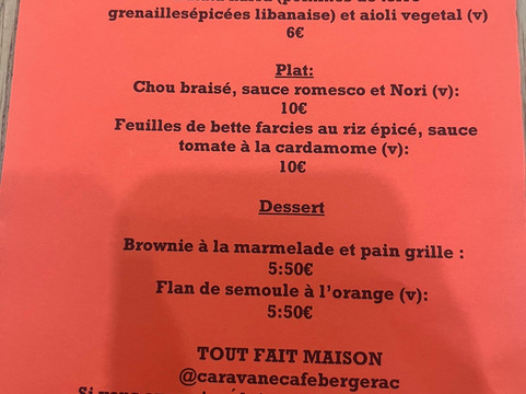 Caravan Cafe Bergerac
