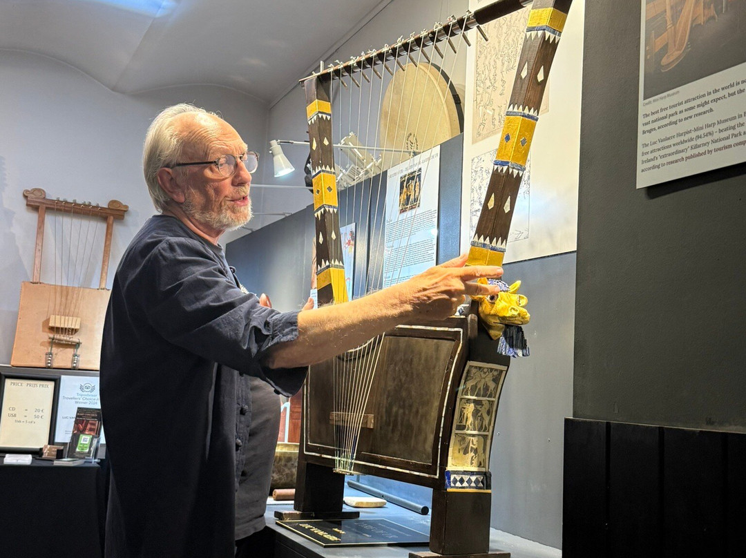 Luc Vanlaere Harpist - Harp Museum-布鲁日必去景点